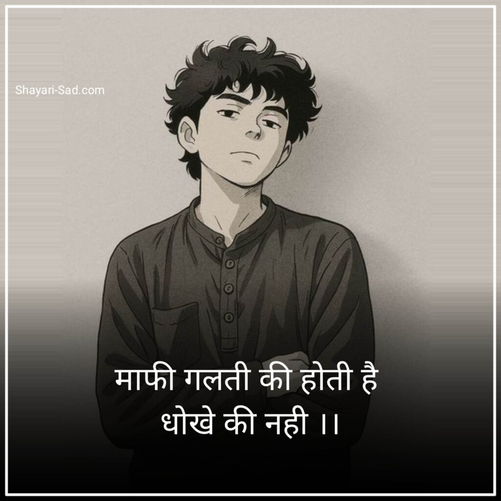 Dhoka Shayari in Hindi 2 Lines