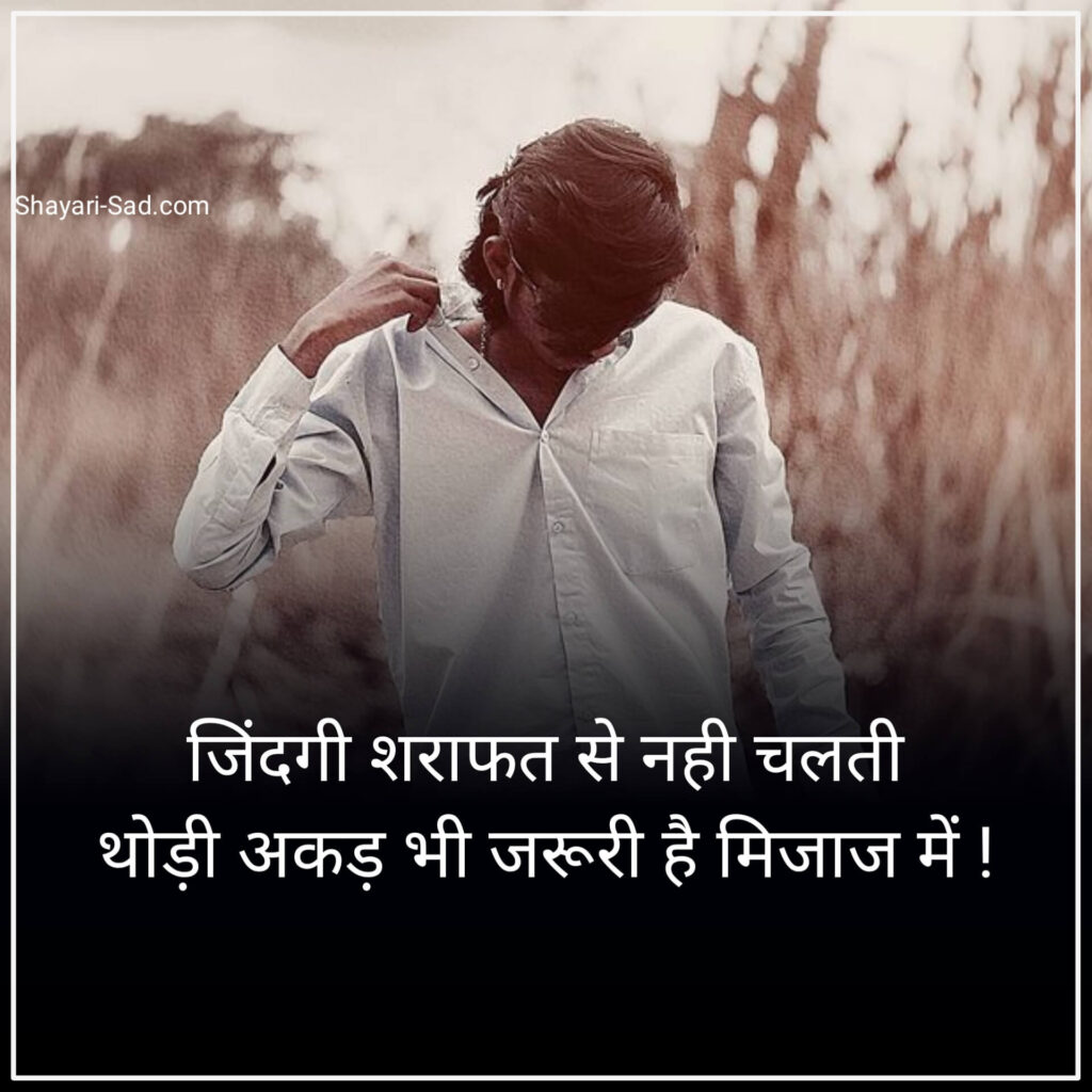 Royal Attitude Status in Hindi
