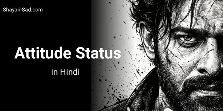 Attitude Status in Hindi
